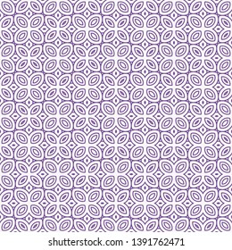 Art-deco seamless geometric pattern with retro ornament. Vector illustration