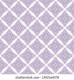 Art-deco seamless geometric pattern with retro ornament. Vector illustration