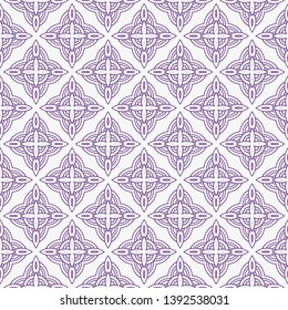 Art-deco seamless geometric pattern with retro ornament. Vector illustration