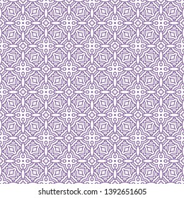 Art-deco seamless geometric pattern with retro ornament. Vector illustration