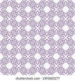 Art-deco seamless geometric pattern with retro ornament. Vector illustration