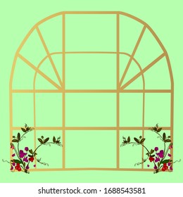 art-deco vector background for photo