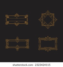 ArtDeco vector illustration design template