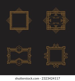 ArtDeco vector illustration design template