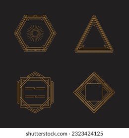 ArtDeco vector illustration design template