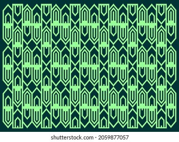 art-deco-seamless-vintage-wallpaper-pattern-geometric-decorative-pattern.Abstract white curvy vertical lines enhance a multicolored pastel rainbow gradient palette in a pattern that creates motion and
