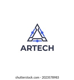 artech icon vector logo design. artech template quality logo symbol inspiration