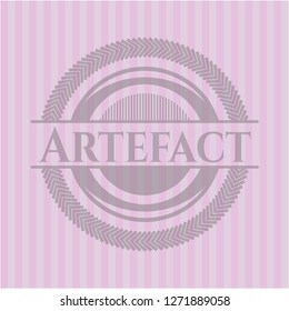 Artefact pink emblem