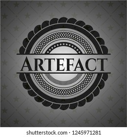 Artefact realistic dark emblem