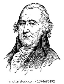 Artemas Ward 1727 to 1800 he was an American major general in the American revolutionary war and a congressman from Massachusetts vintage line drawing or engraving illustration