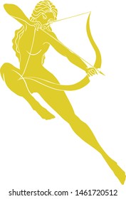 Artemis or Diana goddess of hunting