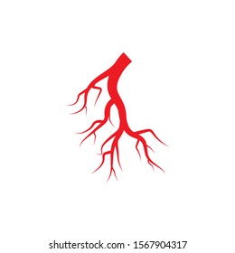 Arterial illustration vector flat design