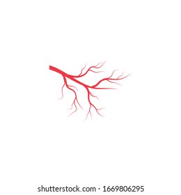 Icono de Arterias Plantilla de diseño de vectores Ilustración del logotipo