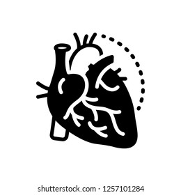 Arteries vector icon.
