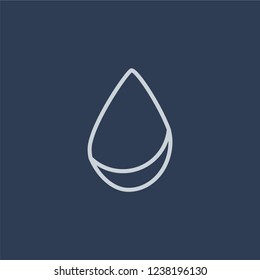 Arterioles icon. Trendy flat vector line Arterioles icon on dark blue background from sauna collection. 