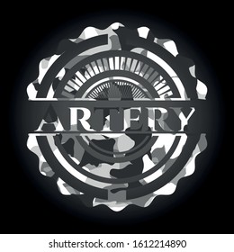 Artery on grey camo pattern