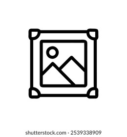 Art-Frame-Symbol, Vektorgrafik-Stil