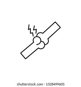 arthralgia, disease, healthcare icon. Element of disease icon. Thin line icon for website design and development, app development. Premium icon