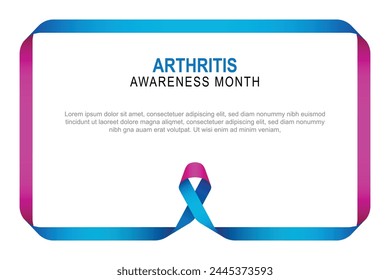 Arthritis Awareness Month background. Health. Vector illustration.