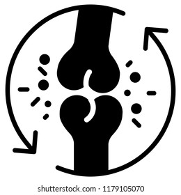 Arthritis Bone Icon as EPS 10 File