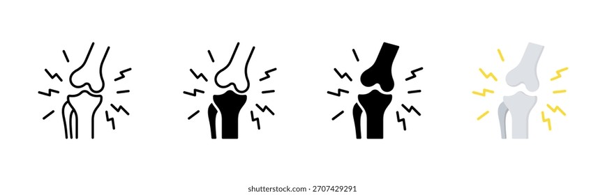 Arthritis Icon, Multi Styles Icon Set