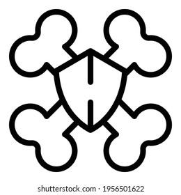 Arthritis icon. Outline Arthritis vector icon for web design isolated on white background