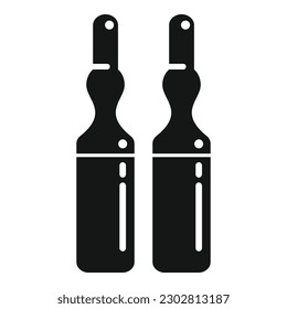 Arthritis injection icon simple vector. Pain disease. Medical doctor