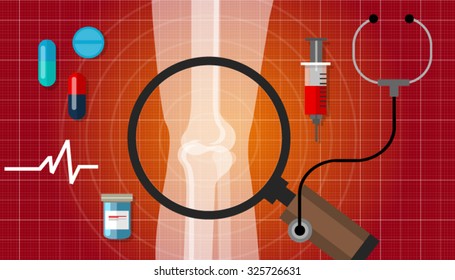 arthritis joint bone problem health care illustration rheumatoid