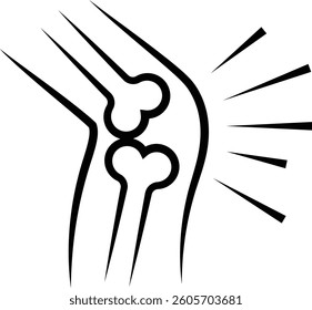 Arthritis Knee Joint Healthcare Icon