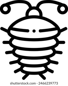 arthropod icon. Thin Linear Style Design Isolated On White Background