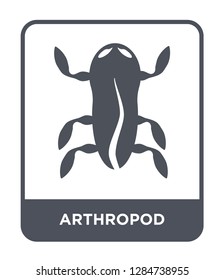 arthropod icon vector on white background, arthropod trendy filled icons from Stone age collection, arthropod vector illustration