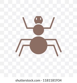 Arthropod vector icon isolated on transparent background, Arthropod logo concept
