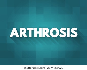 Arthrose - häufigste Erkrankung des posturalen und muskuloskeletalen Systems, Hintergrund des Textkonzepts