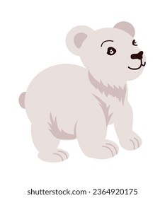 artic animal bear isolated icon