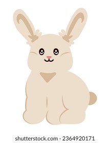 artic animal rabbit isolated icon