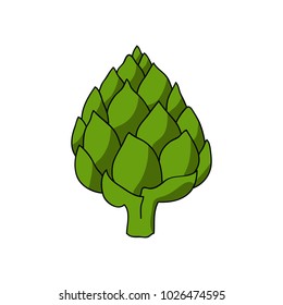 artichoke doodle icon