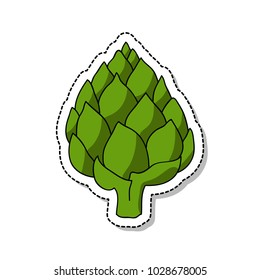 artichoke doodle icon