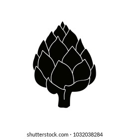 artichoke doodle icon