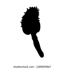 Artichoke hand drawn vector isolated on white background graphic herbal decorative shape of plant, Organic food ingredient illustration, silhouette for design healthy market, restaurant menu, cosmetic