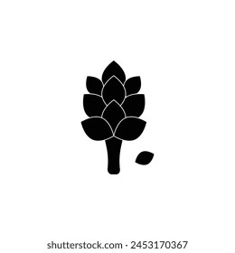 Symbol für Artischockenpflanze-Vektorgrafik