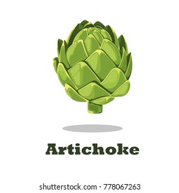 Artichoke. Vector illustration