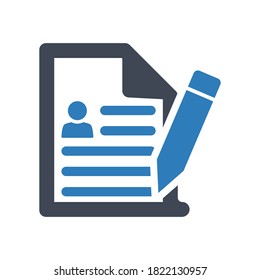 Article blog icon.compose,write (vector illustration)