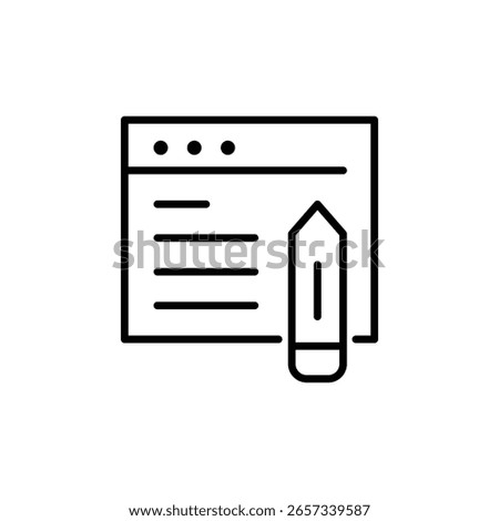 Article Compose Essay Outline Icon Online Education