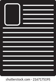 Article, document, paper vector icon on white background..eps
