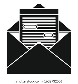 Article editor icon. Simple illustration of article editor vector icon for web design isolated on white background