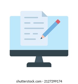 Article icon vector image. Can also be used for Online Education. Suitable for mobile apps, web apps and print media.