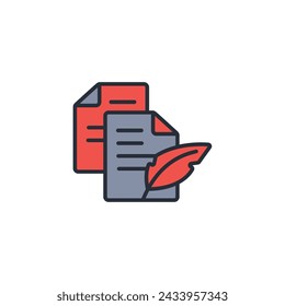 icono de artículo. vector.Trazo editable.signo de estilo lineal para el uso de diseño web,logo.Ilustración de símbolo.