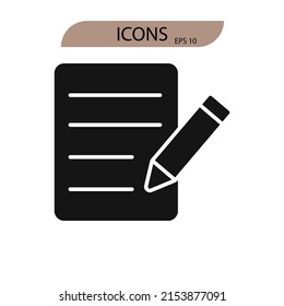 article icons  symbol vector elements for infographic web