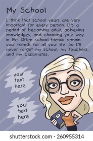 Article image design school schoolgirl