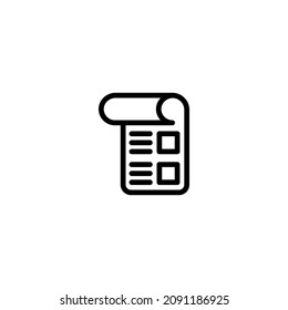 gráfico vectorial de icono de línea de artículo